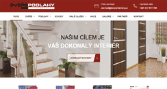 Desktop Screenshot of dvere-interiery.cz
