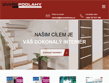 Tablet Screenshot of dvere-interiery.cz